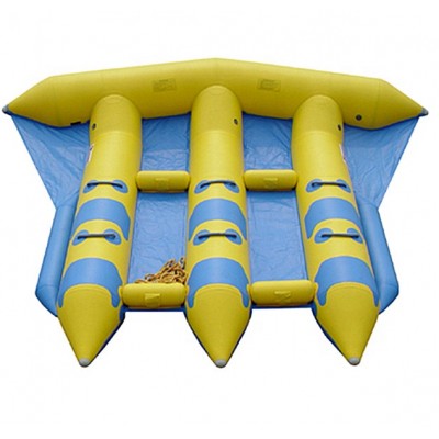 0.9mm PVC Inflatable Water Flyfish Games Flyfish Boat For Sale