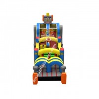 inflatable obstacle run course bounce house for kids and adults /High quality robot Inflatable obstacle