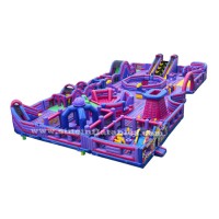 The biggest indoor adult inflatable theme park for sale with multiple inflatable obstacle course