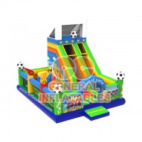 Inflatable Sports  Funland with Basketball hoops, Football, jumping fun game