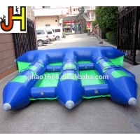 3 Tubes Towable Inflatable Flying Fish Banana Boat For Water Sports