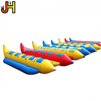 Wholesale Double Tubes inflatable banana bost, Inflatable Water Boat for Sea