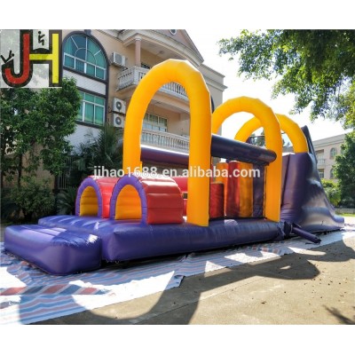 High Quality Giant kids Playing Inflatable Obstacle Course For Sale