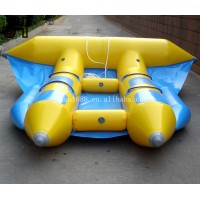 inflatable flying fish 2 tube 4 people inflatable fishing banana boat