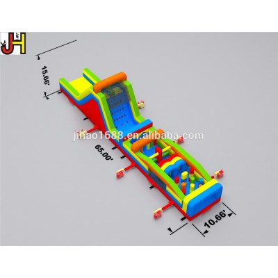 giant inflatable obstacle course racing game for adults