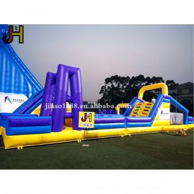 Giant Inflatable Obstacle Course Racing Equipment For Kids And Adults