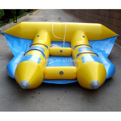 Top Quality 2 Tubes Flying Fish Banana Boat For Water Sports