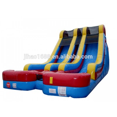 Cheap Inflatable Water Slide Double Lane Inflatable Wet Dry Slides For Kids