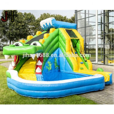 Inflatable Splash Water Slide With Pool Inflatable Splash Pool Slide For Kids