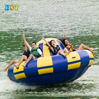 Inflatable crazy UFO / inflatable disco boat water toy / inflatable disco boat